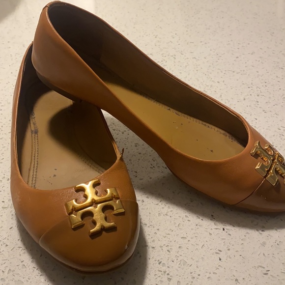 Tory Burch Everly Cap Toe Ballet Flats - Size 7.5 - Picture 2 of 7